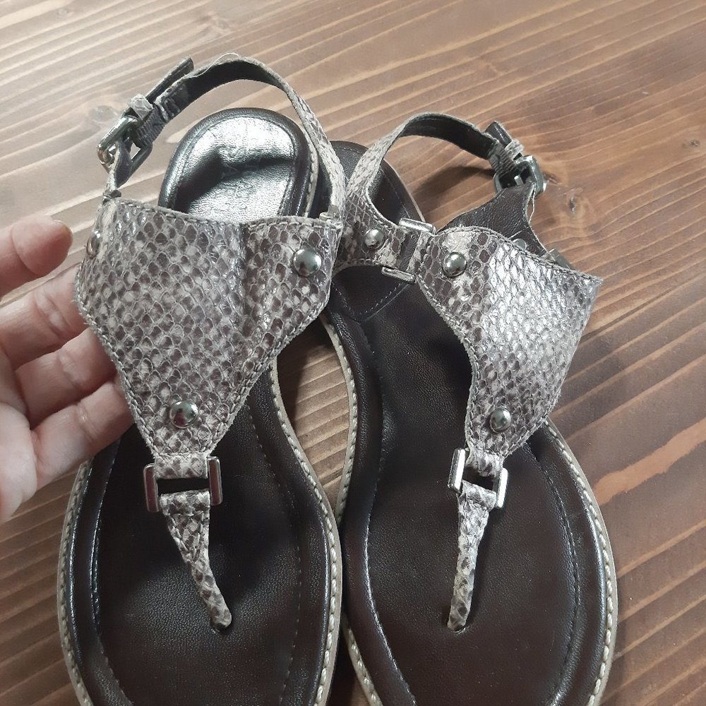 Franco Sarto snakeskin sandals